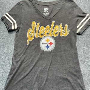 Steelers NFL Gray Team Apparel Shirt